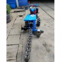 Alta productividad 120mm de ancho Mini Tractor Foundation Trencher Machine con motor para excavación de zanjas agrícolas en venta