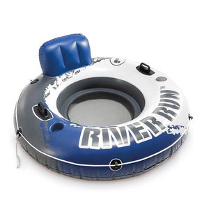 PVC <b>Inflatable</b> <b>Floating</b> Lounge Chair 135x135cm White Buoyant Portable <b>Pool</b> Seat For Outdoor Water Leisure - Product Image 5