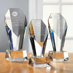 K9ป้ายโลโก้คริสตัลเกียรติยศถ้วยรางวัลแฟชั่นรางวัลแก้วของที่ระลึกสำหรับธุรกิจ