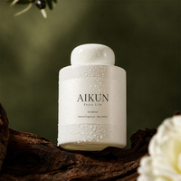 Diffuseur de parfum en céramique AIKUN avec logo personnalisé, 150 ml, avec flacon de parfum blanc pour la maison, l'hôtel, la salle de bain, coffret cadeau aromatique OEM