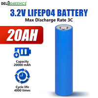EVE C40 3.2V 20AH 3C 60A Cylindre Deligreen 40135 20Ah Cylindrique LiFePO4 Batterie Cellule Voitures Électriques EV 72V Batteries Pack