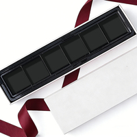 Boîtes en papier rectangulaires écologiques personnalisées pour bonbons, biscuits, noix, en-cas, chocolat, avec ruban