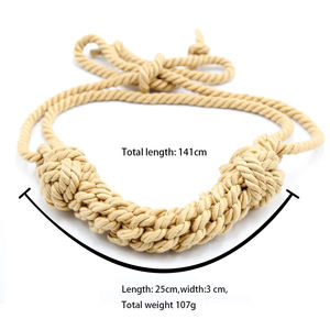 Новая художественная плетеная сизальная веревка оральный бондаж кондиционирование секс-игрушки для взрослых кляп альтернатива с удобной веревкой - Product Image 6