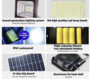 10W 25W 40W 60W 100W 200W Wholesale Yard Exterior IP67 Waterproof Security Flood Garden New Cheap Outdoor LED Solar <b>Lights</b> FU-19 - Product Image 3