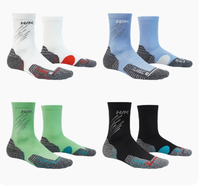 Chaussettes de sport classiques série 2.0, respirantes, sans couture, en nylon/polyester/spandex, avec logo personnalisé, pour adultes