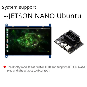 Waiken 7 inch Raspberry Pi HD mi + Micro USB giao diện LED backlit LCD đa-cảm ứng hiển thị Module 1024x600 CTP TFT Android/Linux - Product Image 5
