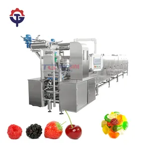 Linha de produção funcional do urso da vitamina do petin, máquina de fabricação de doces do farma