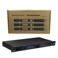 Processeur audio numérique professionnel SONO CX4800 4.8, système de gestion de haut-parleurs, DSP 32 bits, crossover, appairage stéréo, métal