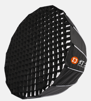 Kit d'éclairage photographique DENGWEI avec photographie parabolique de 70cm/90cm/120cm de profondeur pour Softbox pour utilisation en studio