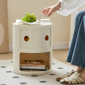 Гостиничный Органайзер с 2 ящиками, зеленая прикроватная тумбочка для спальни - Product Image 1