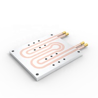 Plaque de refroidissement par eau en aluminium de haute puissance et haute précision personnalisée OEM/ODM refroidisseurs refroidis par liquide services d'usinage de plaque froide