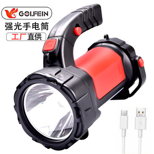 ไฟฉายกอล์ฟไฟน์ LED แบตเตอรี่แบบชาร์จไฟได้ ไฟเตือนแสงสีแดงสำหรับใช้งานกลางแจ้ง พร้อมการชาร์จผ่าน USB - Product Image 1