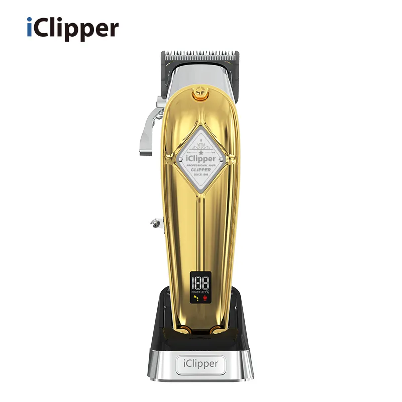 IClipper-K56NS Venta caliente profesional fuerte potencia Super hoja afilada toda de metal máquina de cortar el cabello de pelo