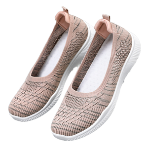 Chaussures de marche confortables pour femmes, en maille douce, respirantes, à enfiler, avec soutien de la voûte plantaire, idéales pour l'été et l'automne - Product Image 1