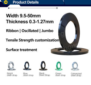 Rouleaux de bande de cerclage en métal en acier de 3/4 pouces pour la fixation de palettes - Product Image 4