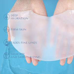 Private Label Großhandel Crystal Collagen Neck <span class=keywords><strong>Mask</strong></span> Lifting Transparente Crystal Neck <span class=keywords><strong>Mask</strong></span> Sheet Patch - Product Image 1
