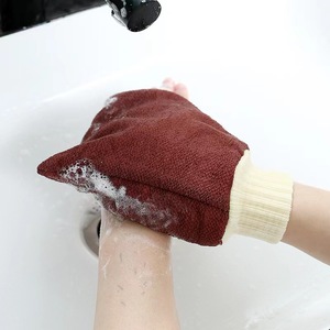 Nouveaux Gants <span class=keywords><strong>de</strong></span> Douche Tissés Doubles Tendance en Fibres Exfoliantes pour le Corps, Loofa pour Spa, Massage et Brosses <span class=keywords><strong>de</strong></span> Bain - Product Image 5