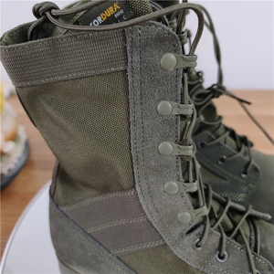 Botas de Selva TSB910 de Moda, Transpirables, de Cuero Vacuno y Gamuza Verde Salvia, con Suela Panamá - Product Image 2
