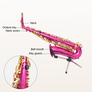 Saxophone alto E-Down rose Salinte pour enfants et débutants Instrument pour jouer - Product Image 3