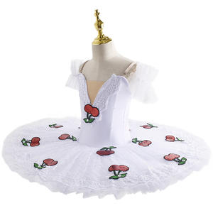 Tutú de Ballet profesional Pancake niños <span class=keywords><strong>blanco</strong></span> Swan Lake Ballet disfraz niños Danse niñas bailarina tutú faldas - Product Image 5