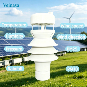 Veinasa-THPRW-PM Customizable All-in-One Weather Monitor Wind Sensor PM2.5 PM10 Meteorological Station OEM ODM Veinasa-THPRW-PM - Product Image 1