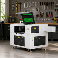Graveur laser 4060 pour bois, acrylique, cuir, MDF, idéal pour la découpe et la gravure de petites séries dans un atelier d'artisanat
