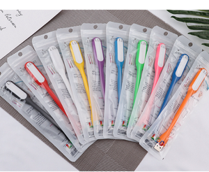 5V USB <span class=keywords><strong>Mini</strong></span> <span class=keywords><strong>LED</strong></span> okuma gece lambası dizüstü bilgisayar için renkli esnek klip beyaz kırmızı vücut yatak odası uygulama ile - Product Image 5