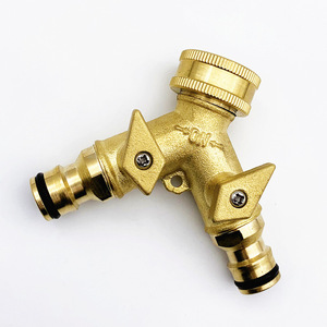ข้อต่อทองเหลืองรูปตัว Y ขนาด 1/2 นิ้ว สำหรับต่อสายยางรดน้ำในสวน - Product Image 4