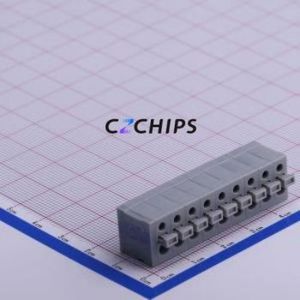 KF211V-5.0-9P Spring Terminal Block Through hole Component (THT),P=5mm Connector 5mm 9P 9 15A - Product Image 1