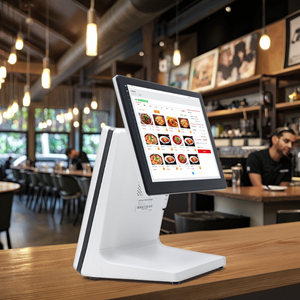 15.6inch Dula Màn hình Màn hình cảm ứng nhà hàng sử dụng hệ thống POS cho cửa hàng bán lẻ thông minh Lift 4 + 64 gam POS devise - Product Image 1