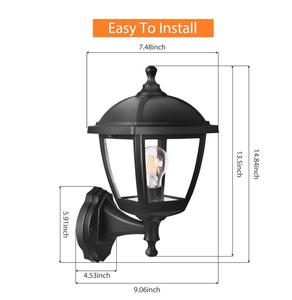 P416 ETL approvazione lampada esterna e27 <span class=keywords><strong>per</strong></span> esterni in materiale plastico <span class=keywords><strong>per</strong></span> illuminazione a parete esterna - Product Image 3