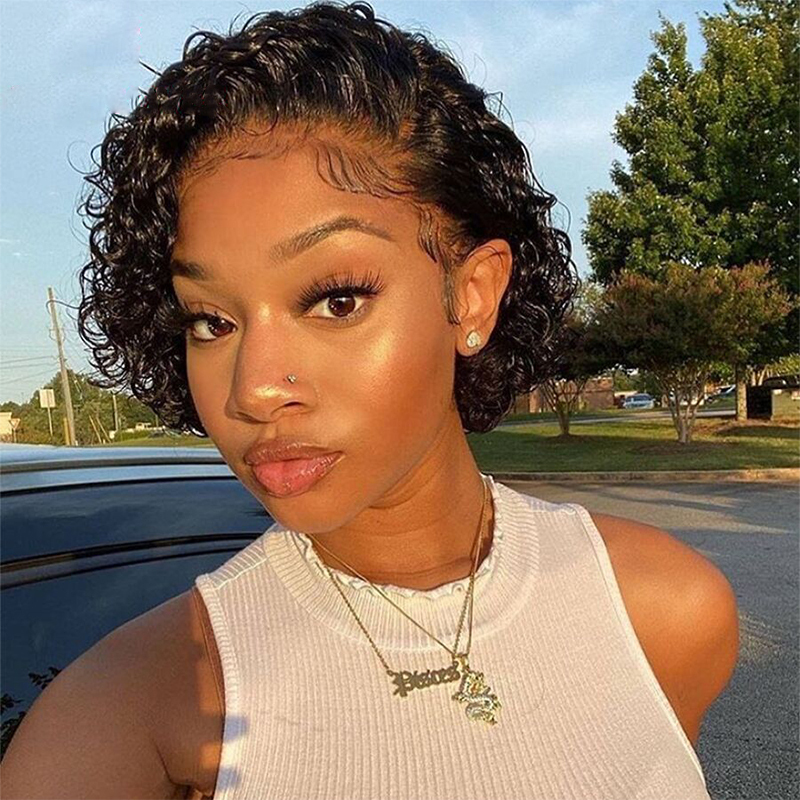 Pixie cut wig