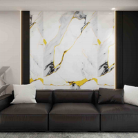 Panneau mural intérieur WPC pour hall d'hôtel, design moderne, imperméable, texturé, pour escalier de villa avec design graphique, fabricant chinois