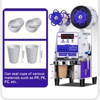 Machine à sceller entièrement automatique, 500 pièces, Film plastique, pour thé, lait, Bubble Tea, Boba gobelet, livraison gratuite