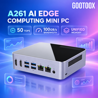 Mini AI Edge Computing Host 50 TOPS Moore Threads MUSA GPU Unified Memory Dual 5x USB3.0 GbE WiFi6 Ubuntu PC