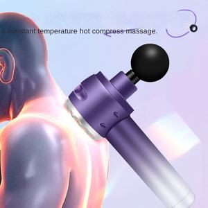 Venta al por mayor recargable 9 velocidades 9 calor 9 decenas 6 cabeza masajeador de percusión para el suministro a granel de dispositivos de recuperación de fitness en el hogar - Product Image 3