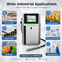 Impresora Profesional G8500S CIJ con Sistema Linux, Máquina Automática de Inyección de Tinta Continua para Fecha de Caducidad en Línea Industrial