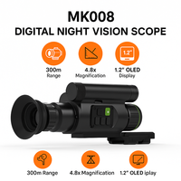 MK008 Caméra thermique portable monoculaire infrarouge à vision nocturne pour la chasse, 1000m