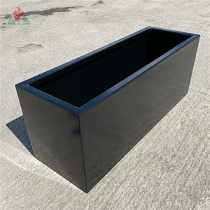 Planteur en acier <span class=keywords><strong>corten</strong></span> pour plantes, plateau de pot - Product Image 1