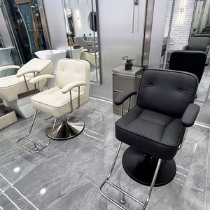 High Quality Modern Foldable Adjustable Commercial Salon Barber <b>Chair</b> Synthetic <b>Leather</b> 360 Degree <b>Swivel</b> Heavy-Duty Hydraulic - Product Image 2