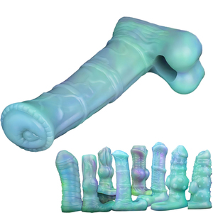 ปลอกอวัยวะเพศชาย YOCY Luminous Lotus Color แบบสมจริง ทำจากซิลิโคนนุ่ม ช่วยเพิ่มขนาดและยืดเวลาการหลั่ง ของเล่นทางเพศ - Product Image 1