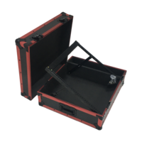 OEM/ODM /MG20XU Flight case en aluminium rouge et contreplaqué noir, protection robuste, étanche IP67, support de levage, 4 pieds en caoutchouc
