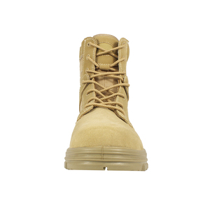 <span class=keywords><strong>Botas</strong></span> de camuflaje de lona <span class=keywords><strong>para</strong></span> <span class=keywords><strong>hombre</strong></span>, calzado de combate táctico de seguridad, cuero ligero, marrón - Product Image 3