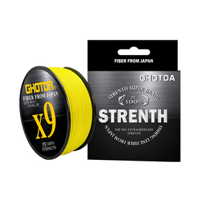 Ligne de pêche tressée PE haute sensibilité premium 9 brins lisse <span class=keywords><strong>pour</strong></span> la <span class=keywords><strong>truite</strong></span> - Product Image 1