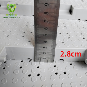 Revêtement de sol modulaire en plastique pour protection de gazon, plancher emboîtable pour skateboard, idéal pour tentes, fêtes, mariages, tournois, concerts et événements - Product Image 5