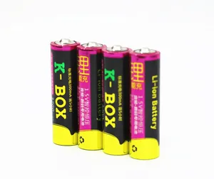 Baterai mikrofon, Audio Digital, 1.5 V 14500 paket baterai Li-ion Ce LCO AA Vipow isi ulang Nimh sel 1.2 Volt Aa ukuran 1.5 V
