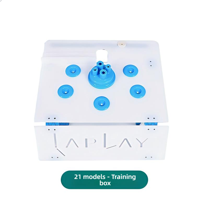 Caja de entrenamiento cuadrada blanca de un solo orificio