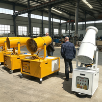 Nouvelle machine pulvérisatrice électrique polyvalente à canon à brouillard, équipement de lutte contre la poussière environnementale, couverture de 15 à 150 m, débit de 15 à 360 L/min