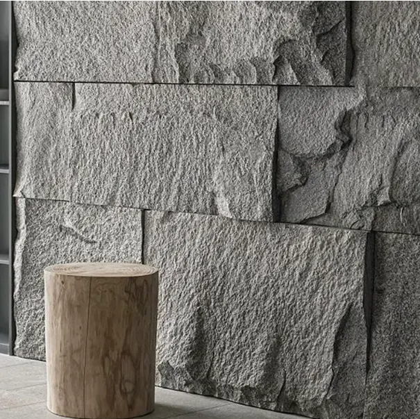 pu stone wall panel Stone Veneer Artificial Stone wall Polyurethane artificial rock