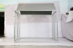 2 मीटर * 1.2 मीटर * 1.7 मीटर बड़ा आउटडोर कुत्ता बाड़ फार्म का उपयोग नो-टॉप/के साथ गैर-शीर्ष वैकल्पिक गैल्वेनाइज्ड स्टील फोल्डेबल पालतू व्यायाम पेन वाटरप्रूफ - Product Image 2